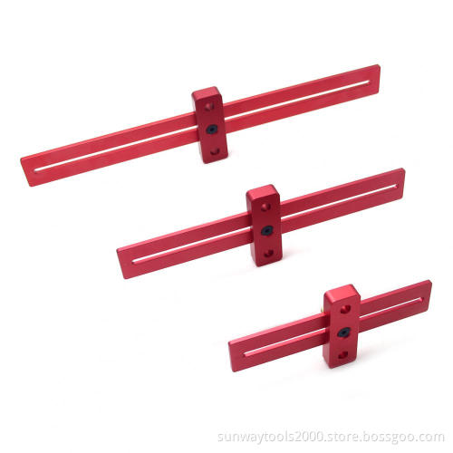 Crossed Ruler Woodworking T Type Scriber Ruler